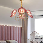 Lotus Leaf Ceiling Suspension Lighting Lobby