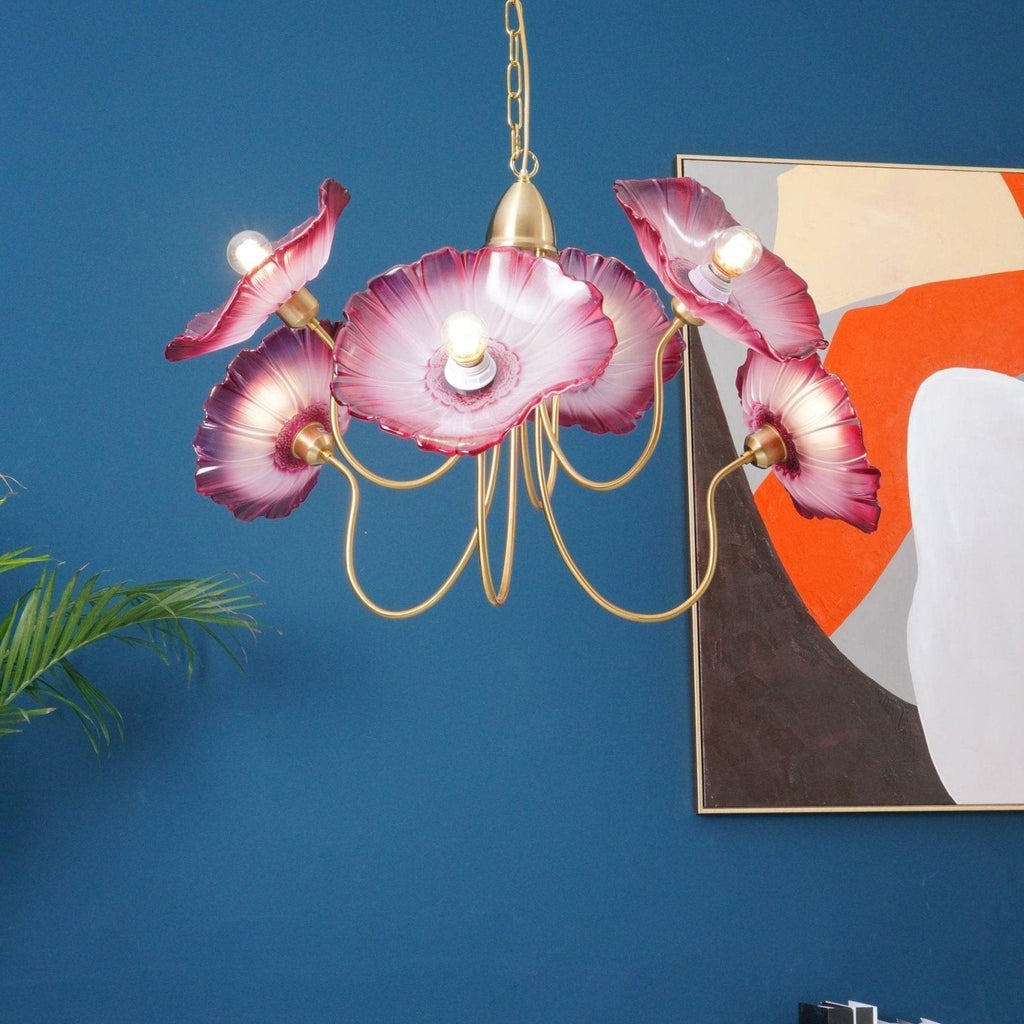 Lotus Leaf Ceiling Suspension Lighting Lobby