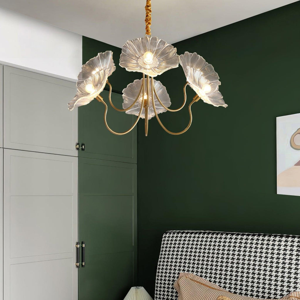 Lotus Leaf Ceiling Suspension Lighting Lobby