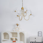 Lotus Leaf Ceiling Suspension Lighting Lobby
