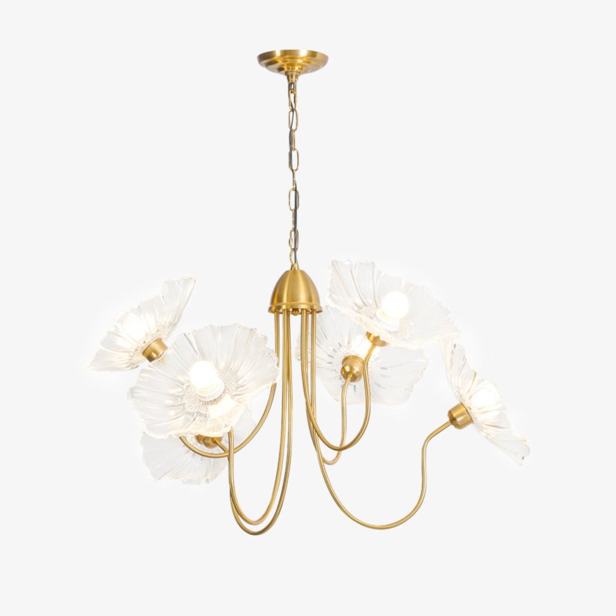 Lotus Leaf Ceiling Suspension Lighting Lobby