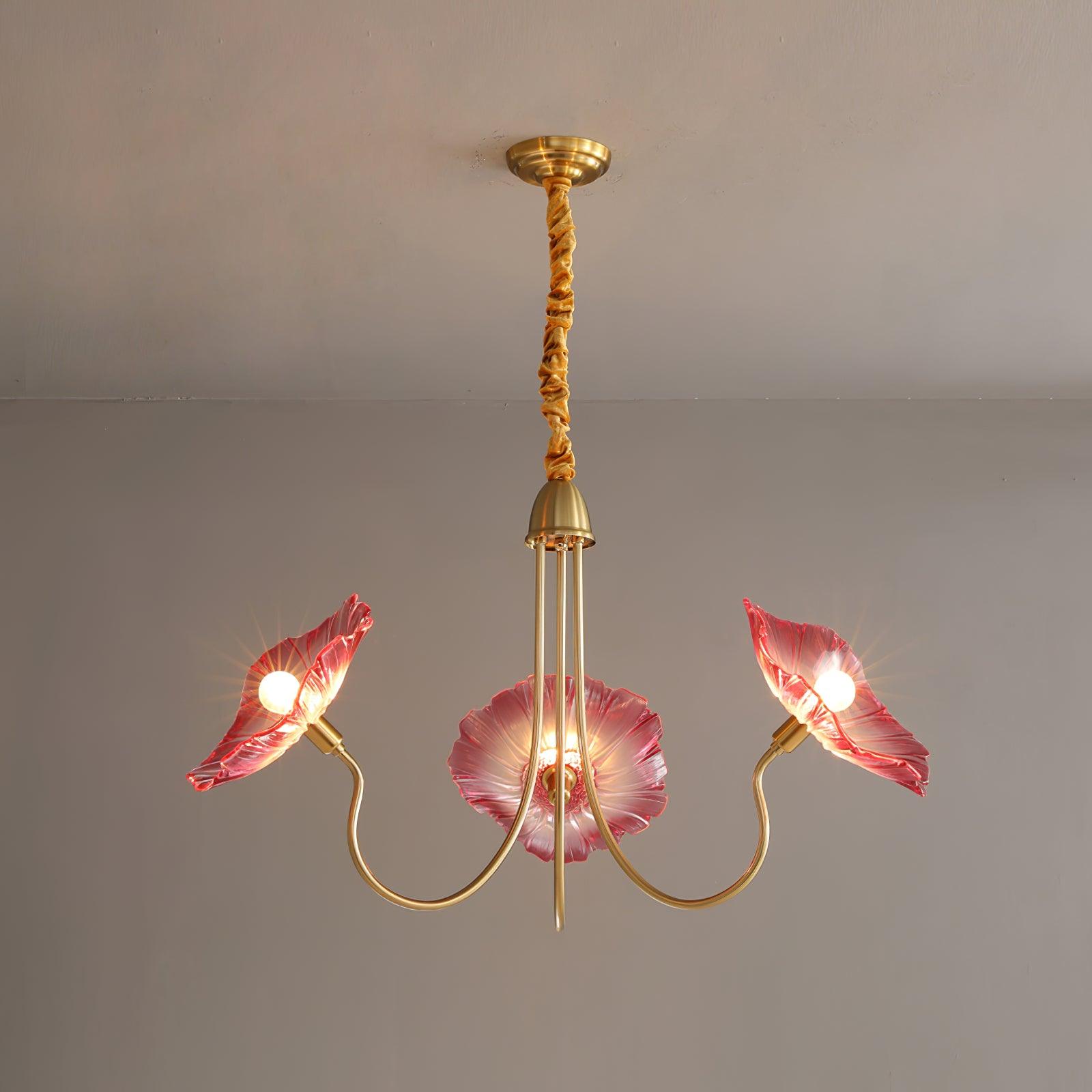 Lotus Leaf Ceiling Suspension Lighting Lobby