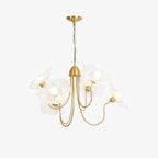 Lotus Leaf Ceiling Suspension Lighting Lobby