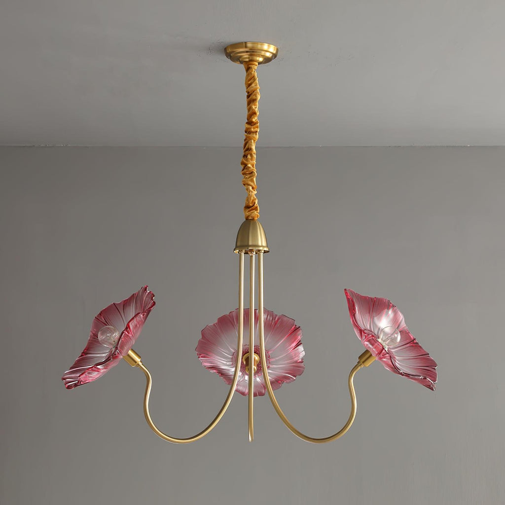 Lotus Leaf Ceiling Suspension Lighting Lobby