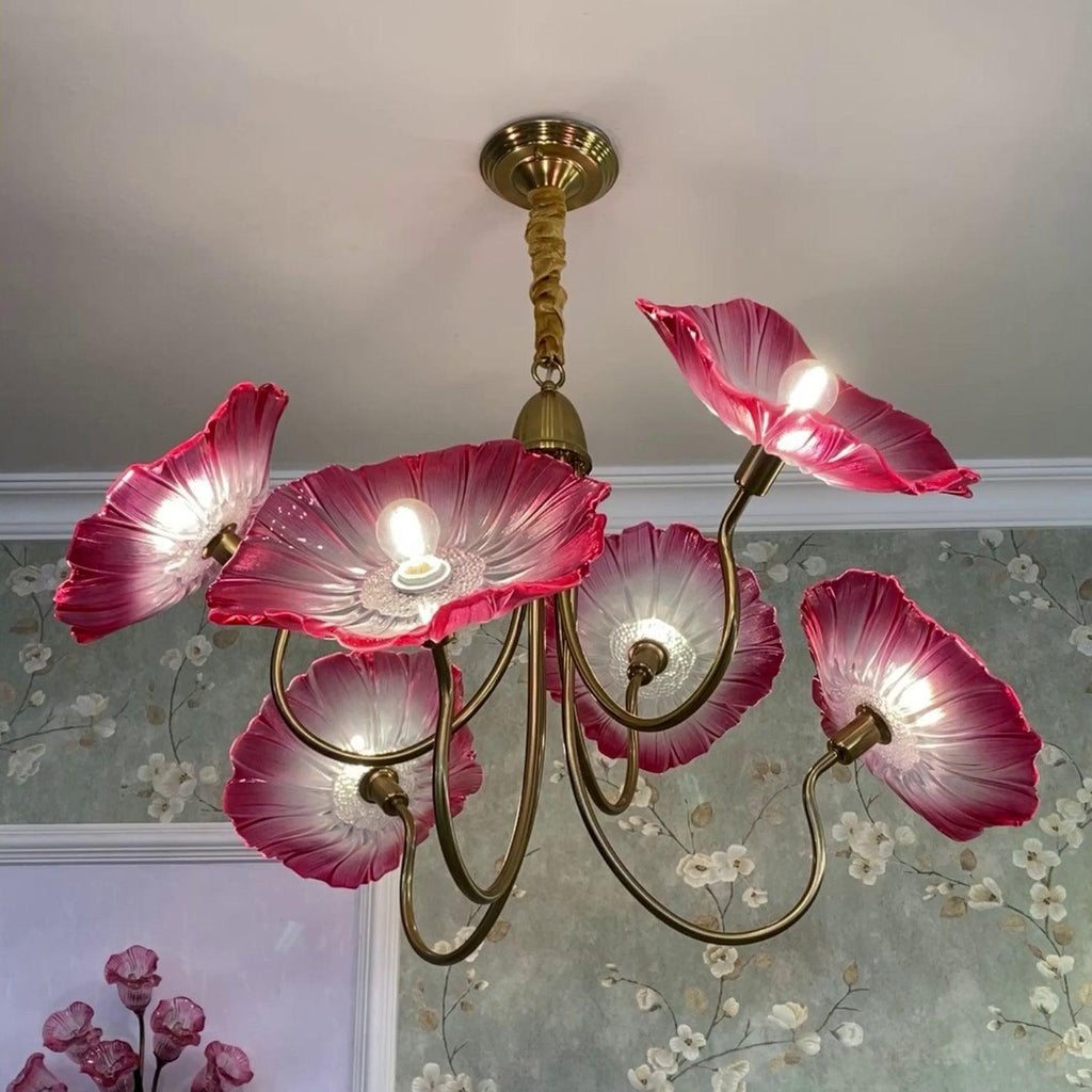 Lotus Leaf Ceiling Suspension Lighting Lobby