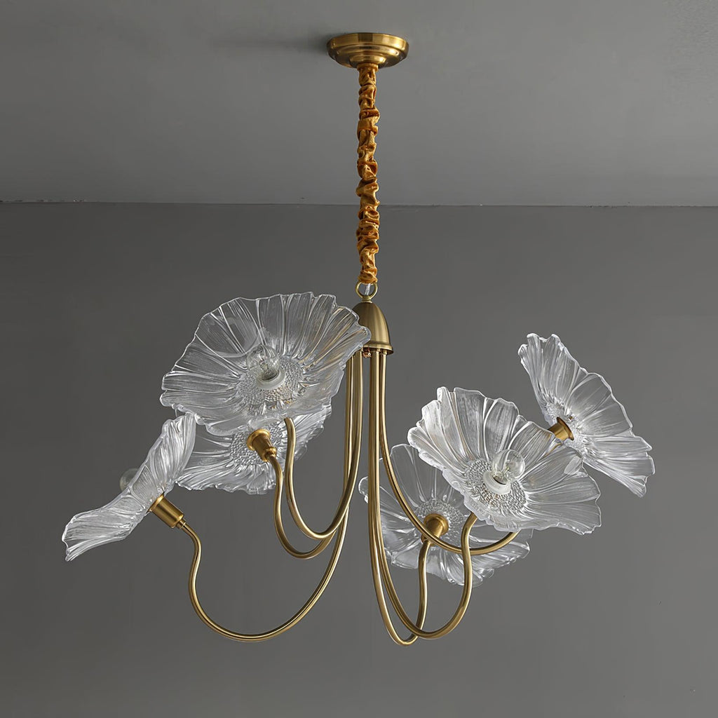 Lotus Leaf Ceiling Suspension Lighting Lobby