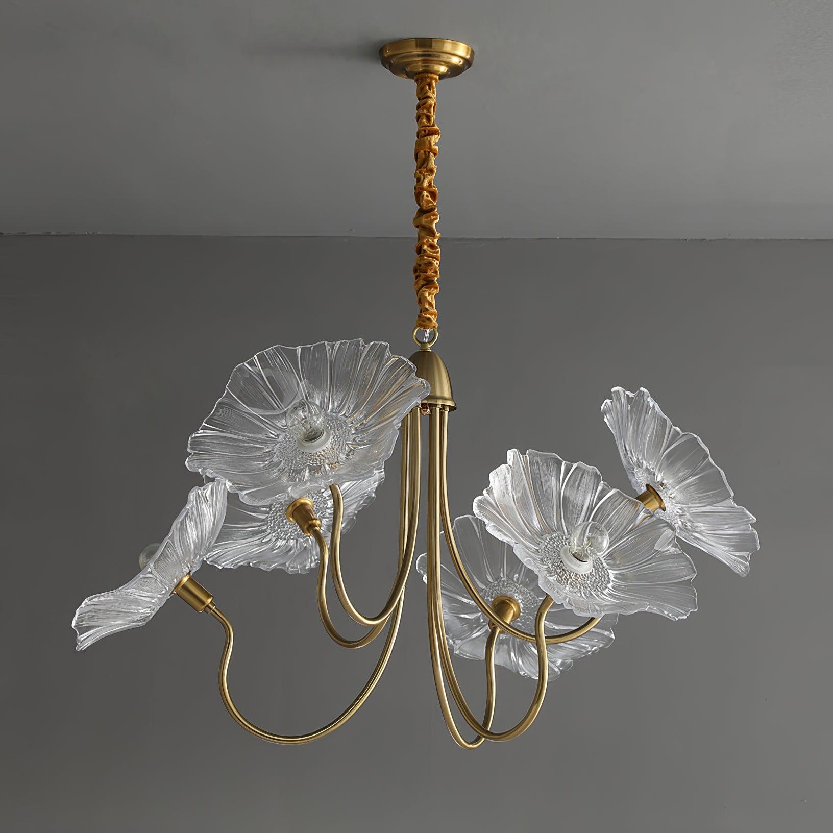 Lotus Leaf Ceiling Suspension Lighting Lobby