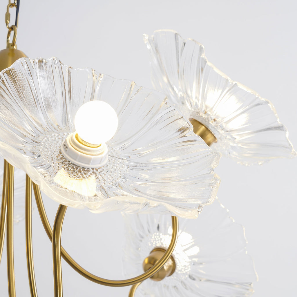 Lotus Leaf Ceiling Suspension Lighting Lobby