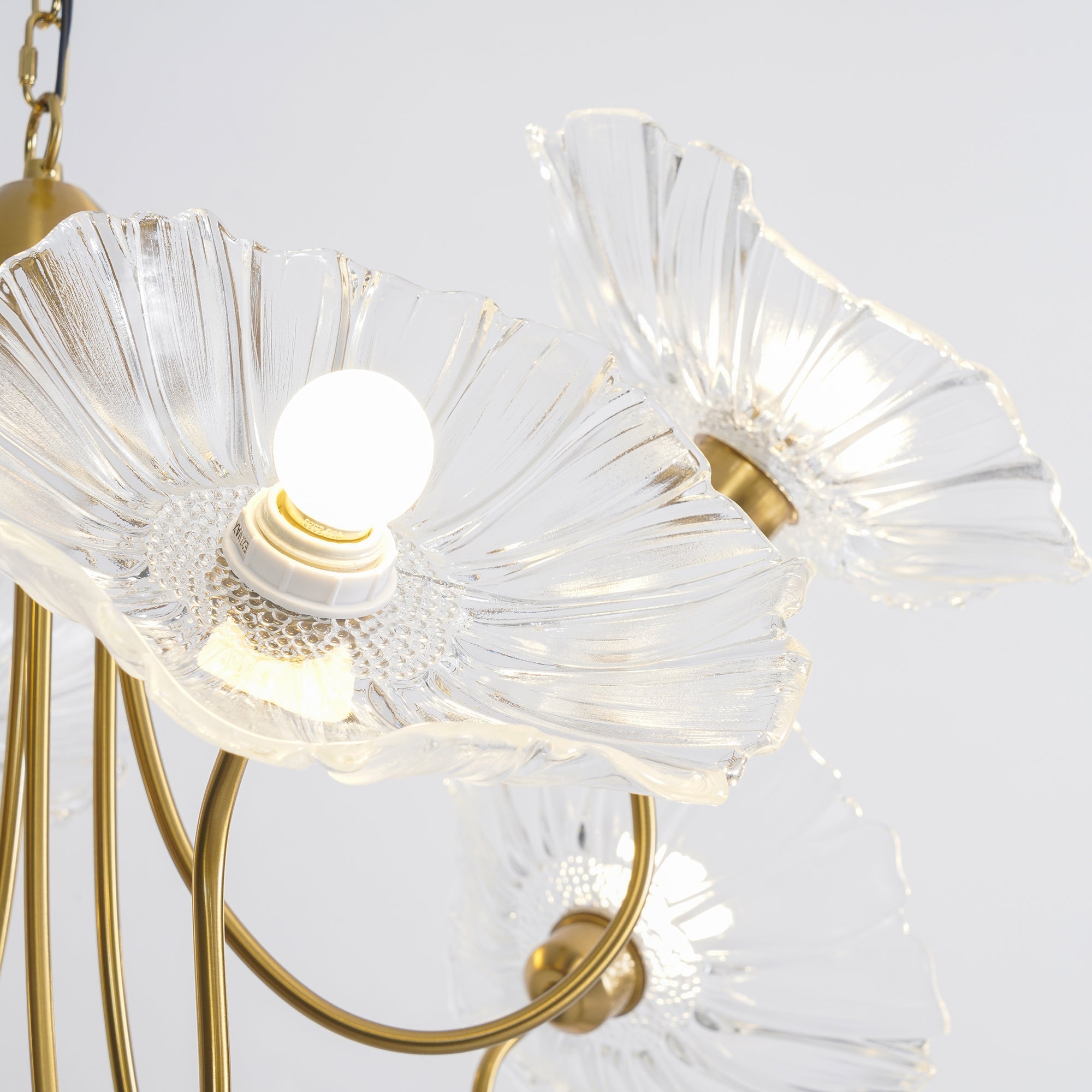 Lotus Leaf Ceiling Suspension Lighting Lobby
