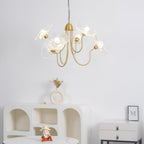 Lotus Leaf Ceiling Suspension Lighting Lobby