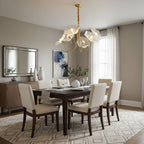Lotus Leaf Ceiling Suspension Lighting Lobby