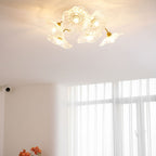 Lotus Leaf Pendant Ceiling Light Lighting Lobby