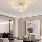 Lotus Leaf Pendant Ceiling Light Lighting Lobby