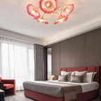 Lotus Leaf Pendant Ceiling Light Lighting Lobby
