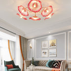 Lotus Leaf Pendant Ceiling Light Lighting Lobby