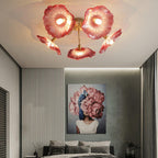 Lotus Leaf Pendant Ceiling Light Lighting Lobby