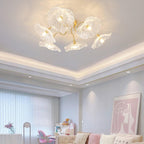 Lotus Leaf Pendant Ceiling Light Lighting Lobby