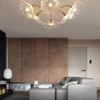 Lotus Leaf Pendant Ceiling Light Lighting Lobby