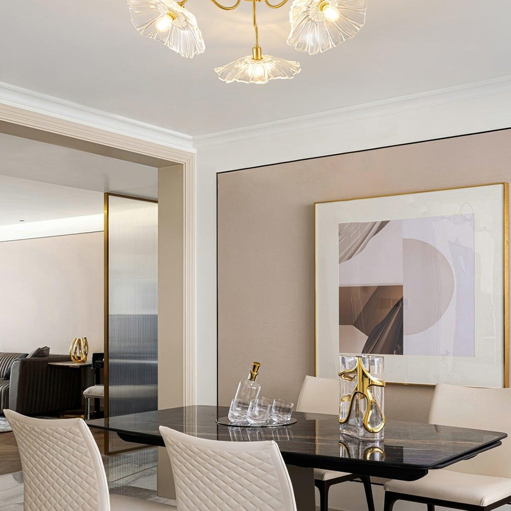 Lotus Leaf Pendant Ceiling Light Lighting Lobby