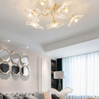 Lotus Leaf Pendant Ceiling Light Lighting Lobby