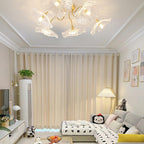 Lotus Leaf Pendant Ceiling Light Lighting Lobby
