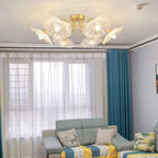 Lotus Leaf Pendant Ceiling Light Lighting Lobby