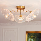 Lotus Leaf Pendant Ceiling Light Lighting Lobby