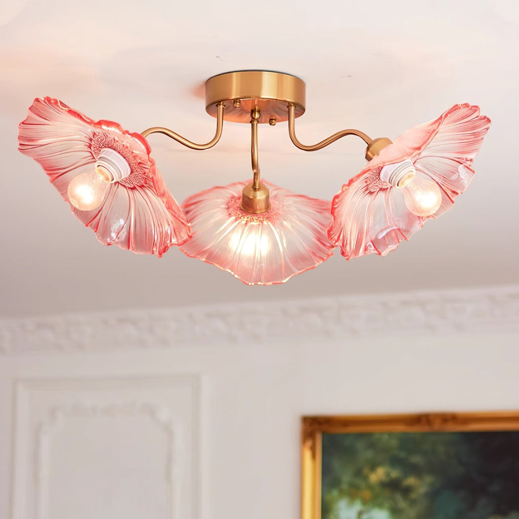 Lotus Leaf Pendant Ceiling Light Lighting Lobby