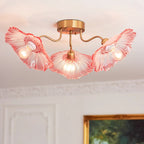 Lotus Leaf Pendant Ceiling Light Lighting Lobby