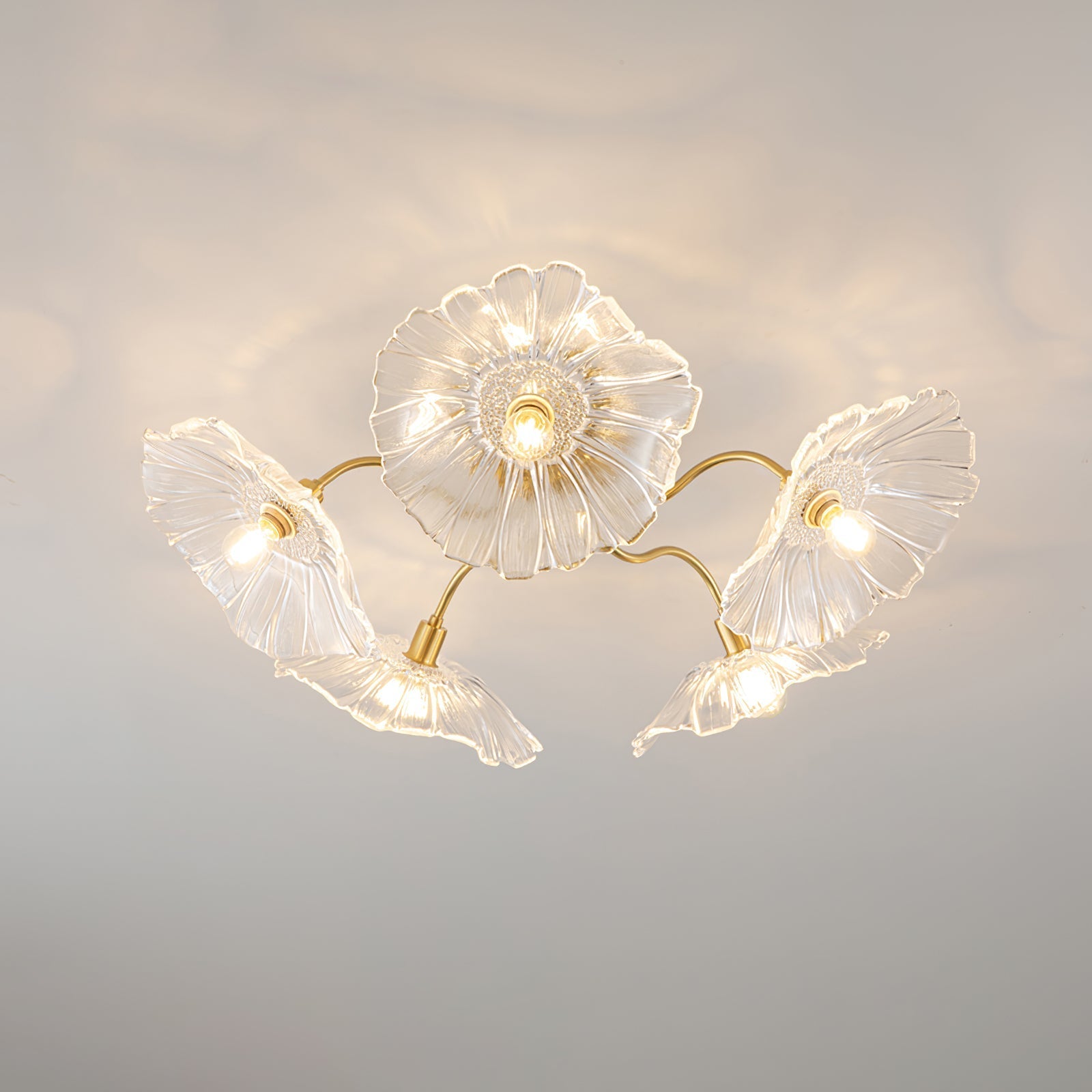 Lotus Leaf Pendant Ceiling Light Lighting Lobby