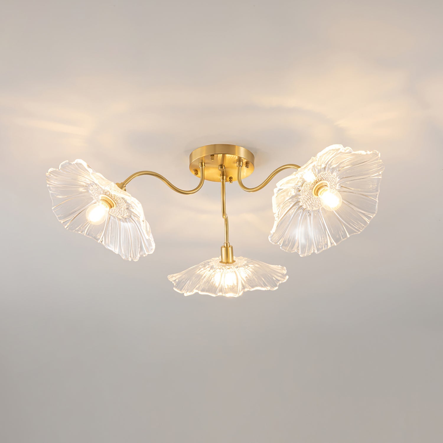 Lotus Leaf Pendant Ceiling Light Lighting Lobby