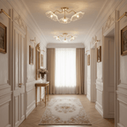 Lotus Leaf Pendant Ceiling Light Lighting Lobby