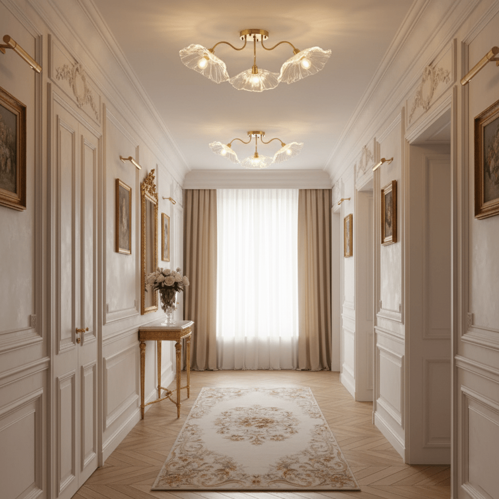 Lotus Leaf Pendant Ceiling Light Lighting Lobby