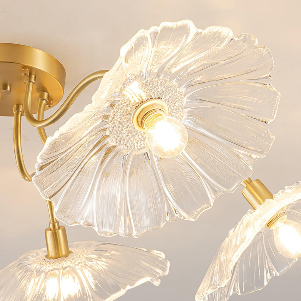 Lotus Leaf Pendant Ceiling Light Lighting Lobby