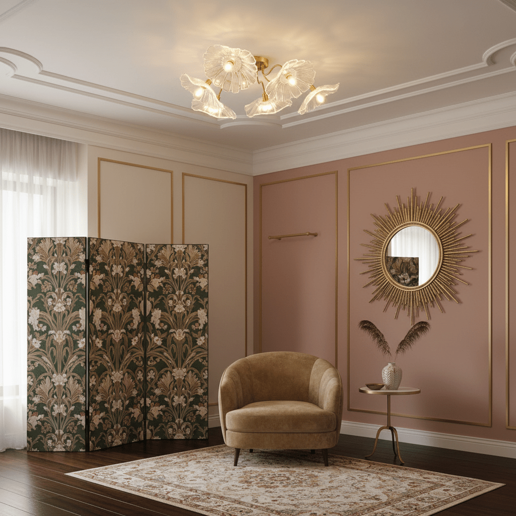 Lotus Leaf Pendant Ceiling Light Lighting Lobby
