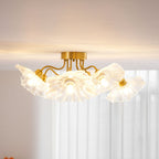 Lotus Leaf Pendant Ceiling Light Lighting Lobby