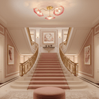 Lotus Leaf Pendant Ceiling Light Lighting Lobby