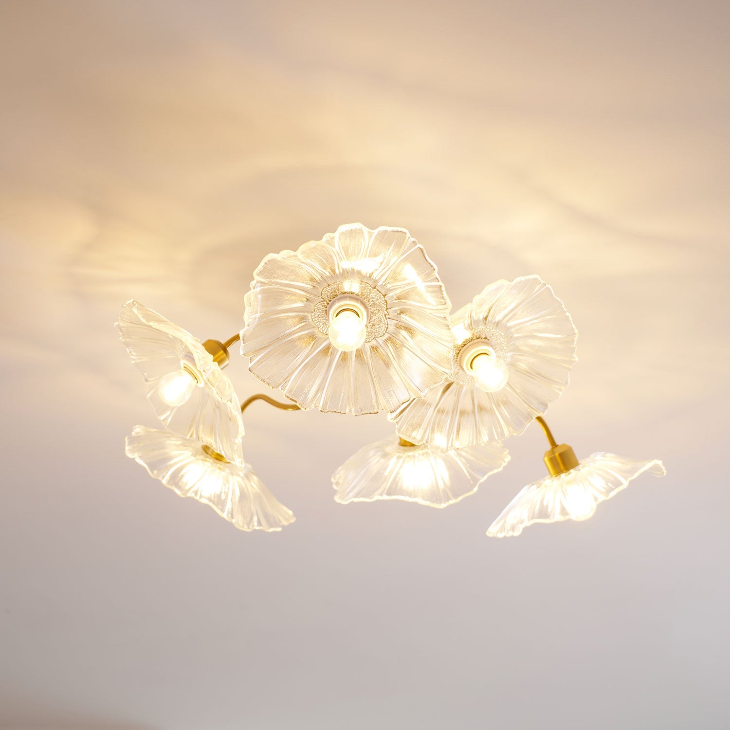 Lotus Leaf Pendant Ceiling Light Lighting Lobby