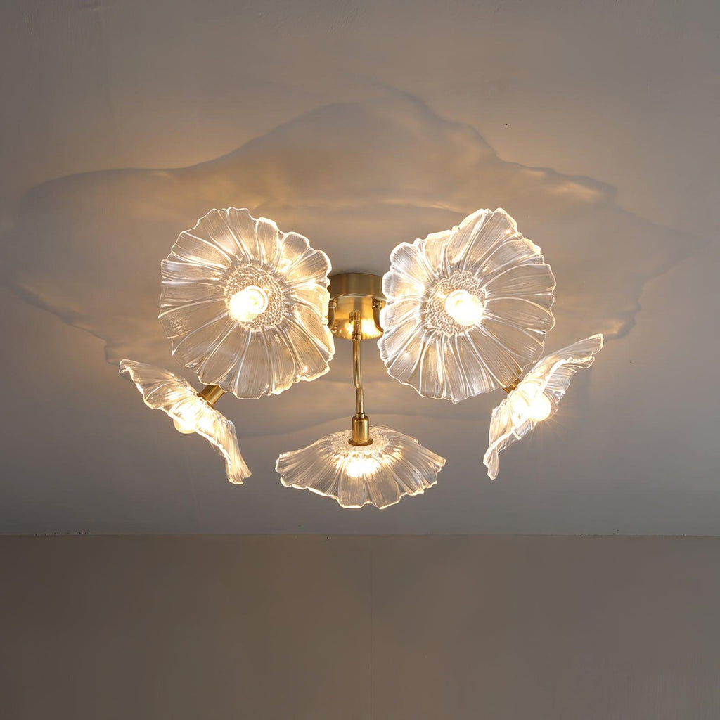 Lotus Leaf Pendant Ceiling Light Lighting Lobby