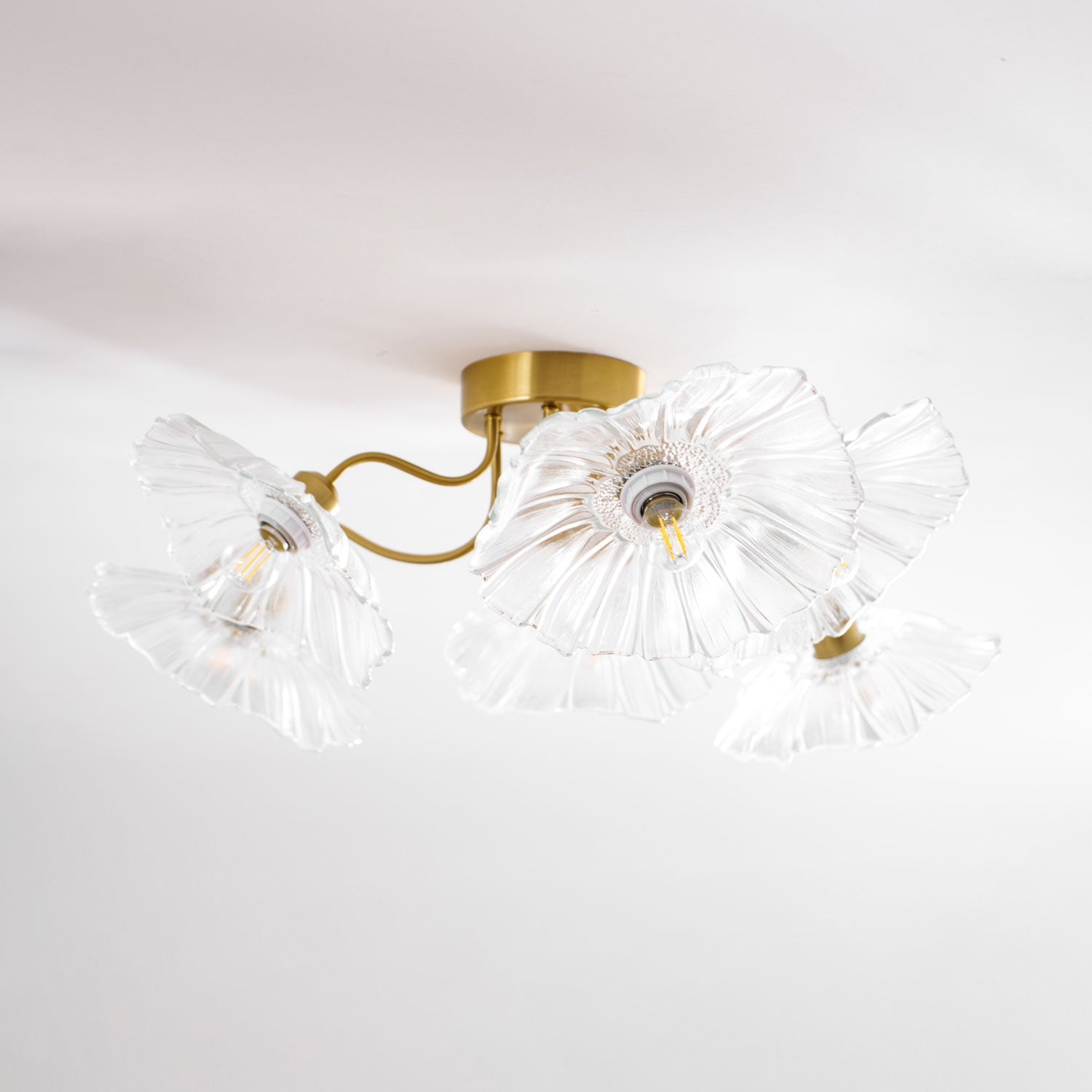 Lotus Leaf Pendant Ceiling Light Lighting Lobby