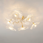 Lotus Leaf Pendant Ceiling Light Lighting Lobby