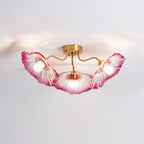 Lotus Leaf Pendant Ceiling Light Lighting Lobby