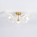 Lotus Leaf Pendant Ceiling Light Lighting Lobby