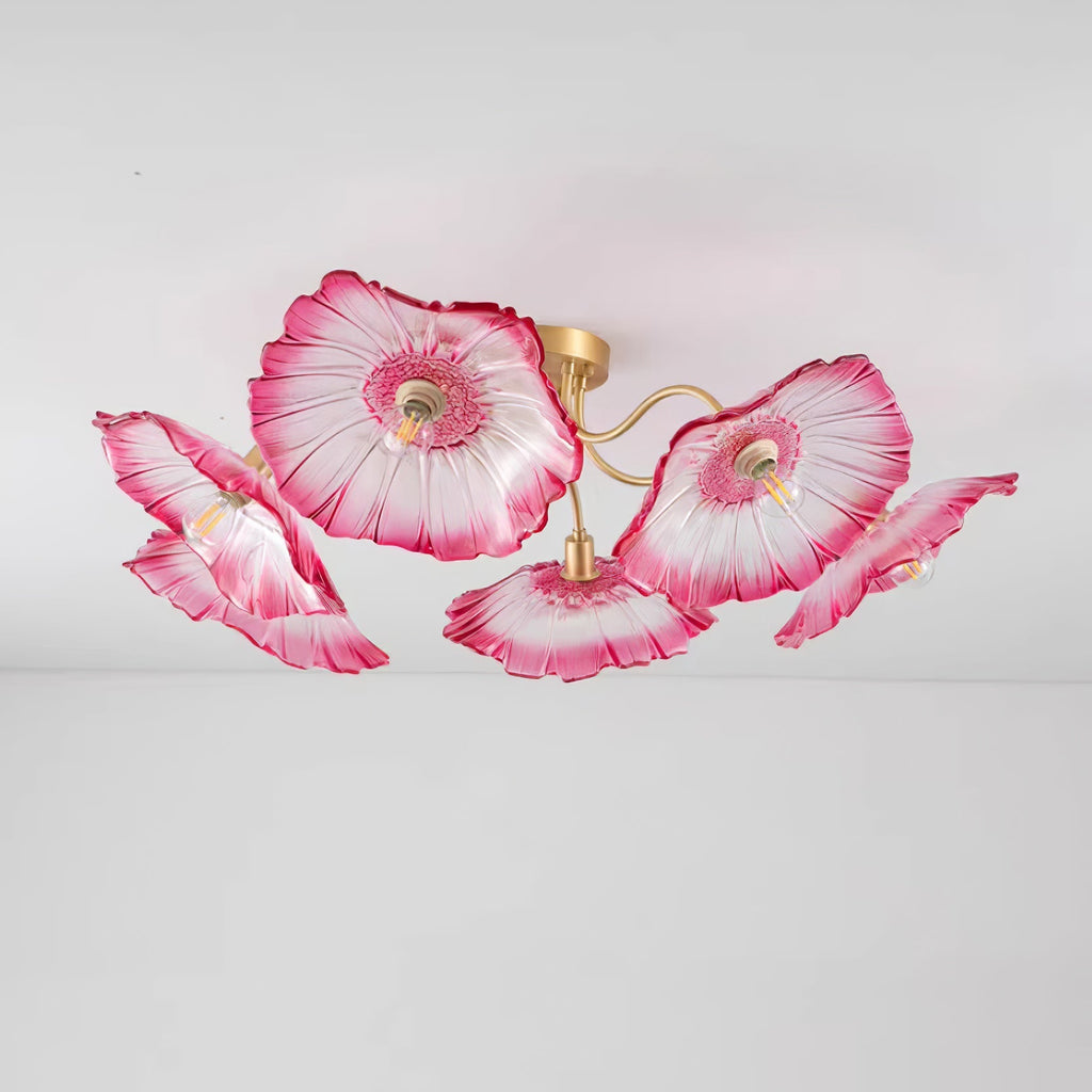 Lotus Leaf Pendant Ceiling Light Lighting Lobby
