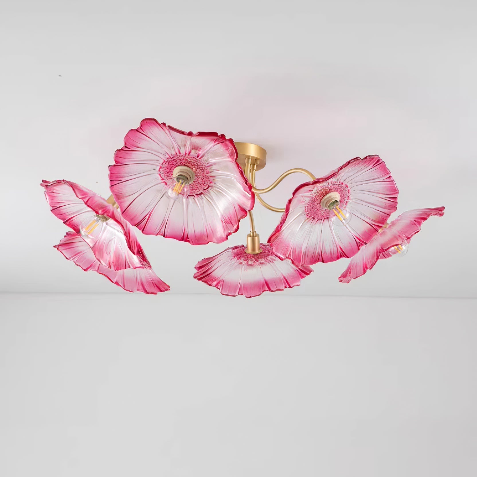 Lotus Leaf Pendant Ceiling Light Lighting Lobby