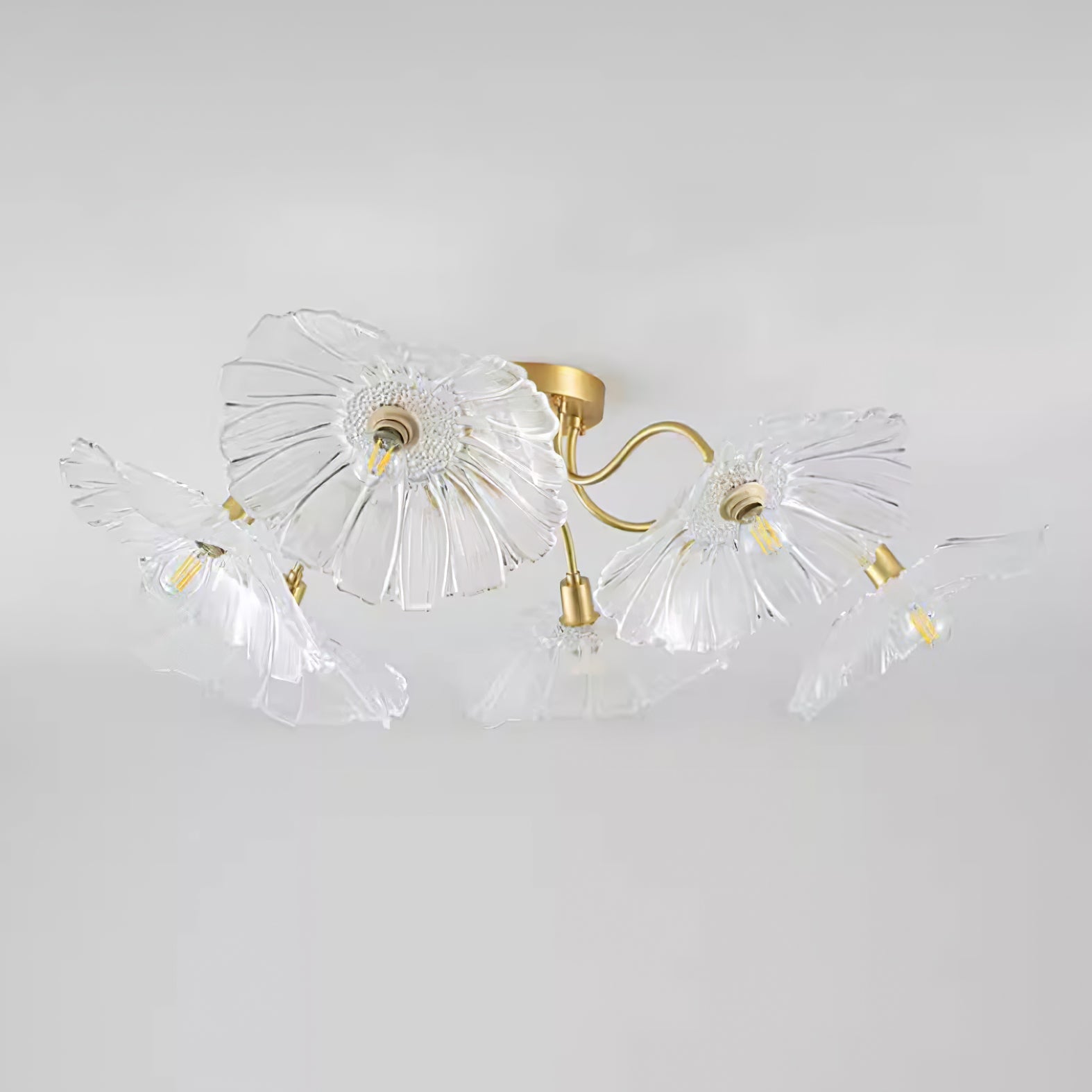 Lotus Leaf Pendant Ceiling Light Lighting Lobby