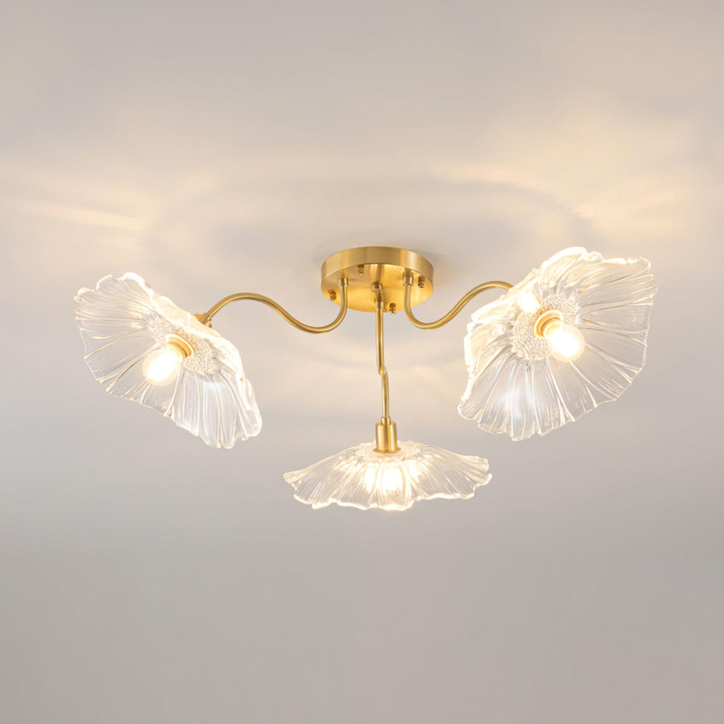 Lotus Leaf Pendant Ceiling Light Lighting Lobby