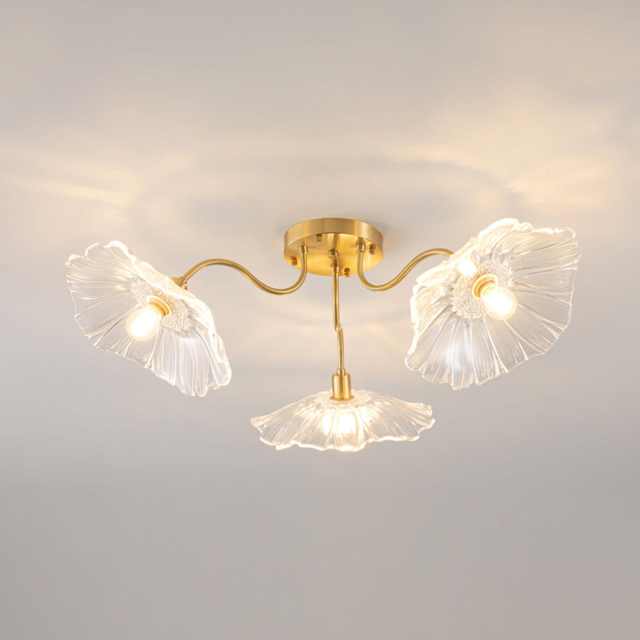 Lotus Leaf Pendant Ceiling Light Lighting Lobby