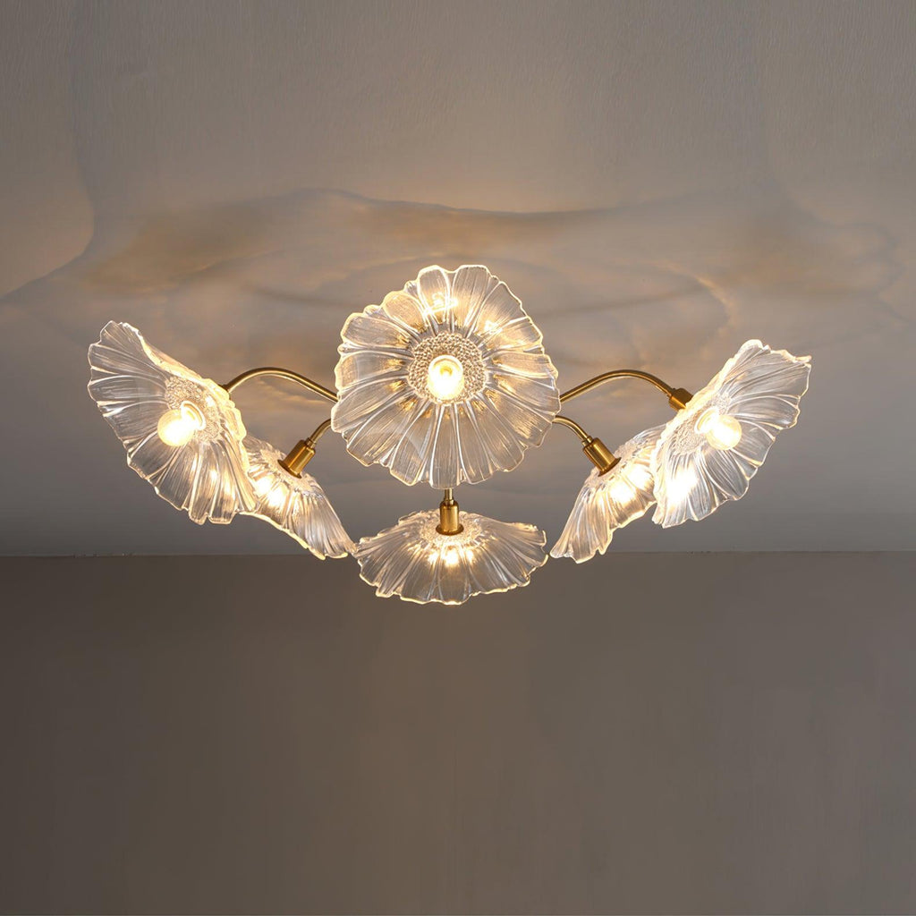 Lotus Leaf Pendant Ceiling Light Lighting Lobby