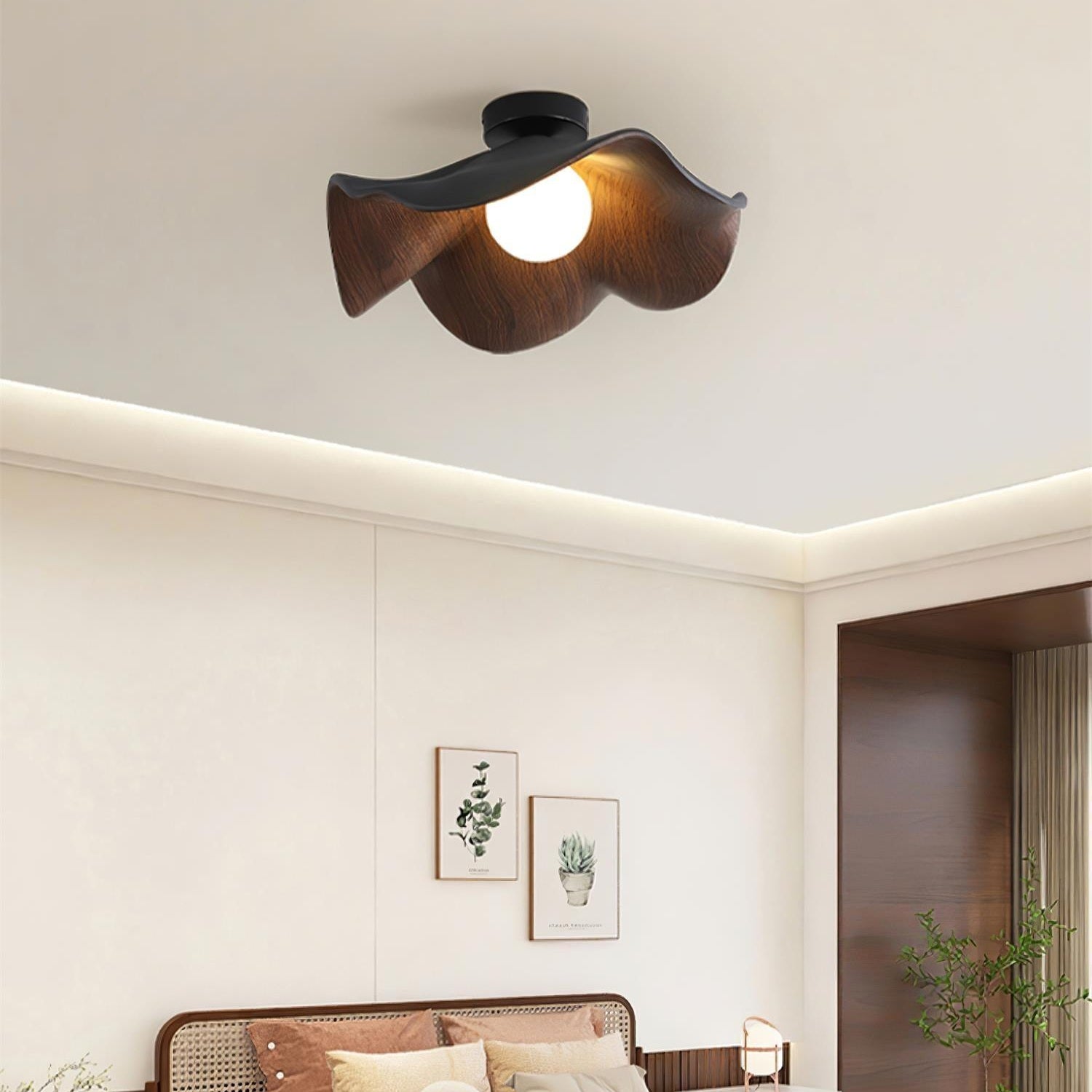 Lotus Leaf Pendant Light Lighting Lobby